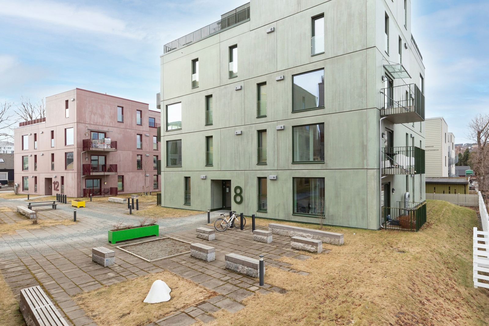 Sameiet har eget verksted i kjeller, for reparasjon av sykkel ol.